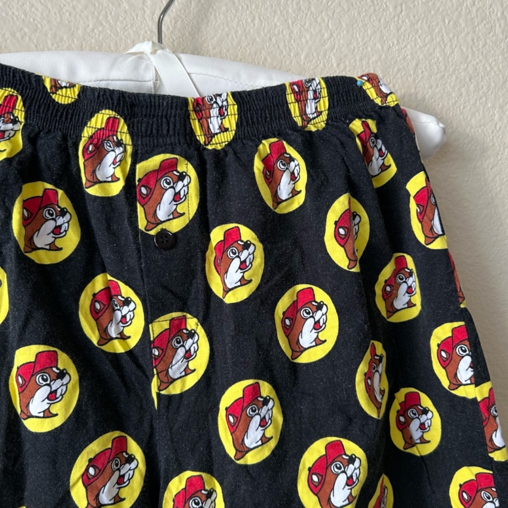 Shorts Boxer Style Bucee's Logo all over Black Red Yellow by Bucee's Child Large - Picture 3 of 12